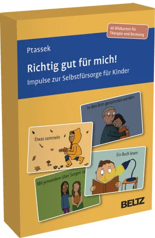 Richtig gut für mich!: Impulse zur Selbstfürsorge für Kinder. 60 Bildkarten für Therapie und Beratung. Mit 16-seitigem Booklet in stabiler Box Kartenformat 98 x 143 cm (Beltz Therapiekarten)