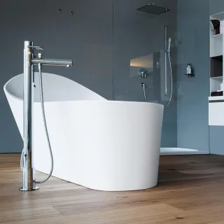 LAUFEN Badewanne Palomba Collection, 1800x900/750x540/890, freistehend,weiß, 24580.2, 2458020000001 H2458020000001