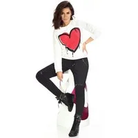 Bas Bleu Schlupfhose im Biker-Stil, Hose Damen Leggings Damenhose