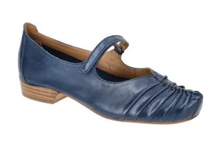 Everybody Riemchen Pumps 30508H2296 GL152 GALEGA blu china Echtleder rund Abs...