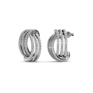 Cherish Ohrringe - Silber und Kristall