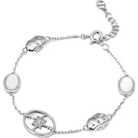 Jumpeak Silberarmband Armband Silber 925 Dmen,Starburst-Armband, Perlmutt-Armband, 18K Vergoldet,bracelet women,Lapislazuli-Armband,geschenk schwester