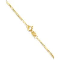 GOLDKLEIN Goldkette 14 Karat Gold Figaro Stil 585 Echtgold 45cm-60cm Halskette, Bestpreis - Damen Herren mit Schmuckbox - Sale 31.08.2026