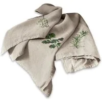 Mirabeau Geschirrtuch Geschirrtuch 3er Set Herbal Gardens beige/grün