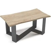 Vicco Couchtisch Arne, Goldkraft Eiche/Anthrazit, 90 x 50 cm (1-St)