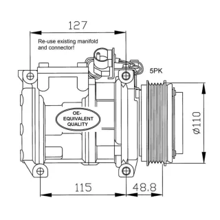 NRF Klimakompressor BMW 3er 5er 7er Z3