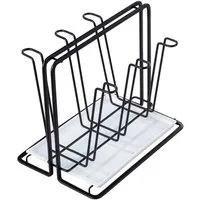 Xavax Laptop-Ständer Abtropfgestell mit Flaschenhalter für bis zu 6 Fla, (2-tlg)
