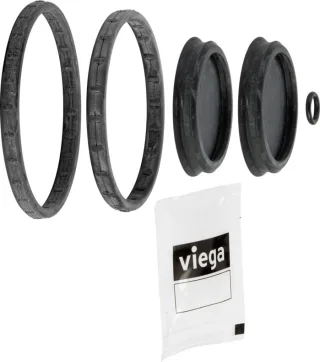 Viega Dichtungsset 4995.94, in DN50 Kunststoff schwarz 661458