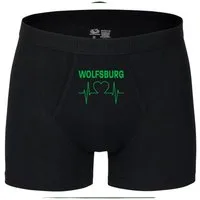 multifanshop Boxershorts Wolfsburg - Herzschlag - Unterwäsche