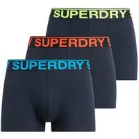 Superdry Boxer Herren Boxershort 3er Pack Baumwollmischung (Packung, 3er Pack)