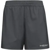 Head Shorts Tennishose Club (UV-Schutz) kurz anthrazitgrau Damen