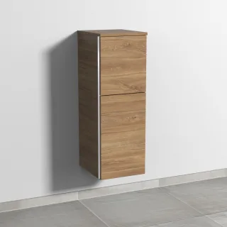 Sanipa 3way Mittelschrank mit 1 Tür und 1 Auszug, Eiche-Kansas, BR12559 BR12559