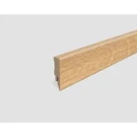 EGGER Sockelleiste Eiche braun L613, L: 240 cm, H: 5.8 cm, 1-St., 2,40m, neues kubisches Profil, passend zu Fußboden Predaia Eiche honig