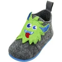 Playshoes Playshoes Kinder Filz-Hausschuh Monster EUR 25 Hausschuh