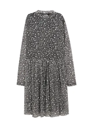 s.Oliver - Kleid schwarz/weiß - Gr. - 134