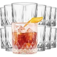 KONZEPT Gläser-Set Trinkgläser Set Wassergläser 4/6/12er Set für Cocktails, Softdrinks, 12-tlg., Glas-Set, 280 ml