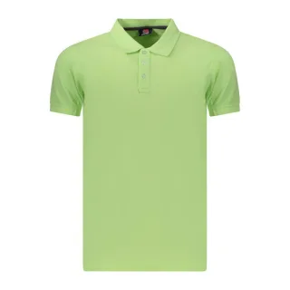 Norwegen 1963 Verde Baumwoll-Herrenpolo