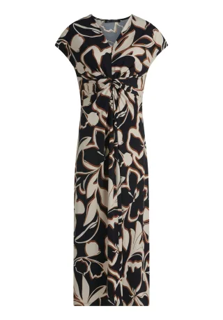 Betty Barclay - Midikleid Dark Blue/Brown - Gr. - 40