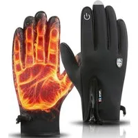 Coonoor Fleecehandschuhe Fahrrad Handschuhe Wasserdichte Touchscreen Geschenkideen für Familie und Freunde zu Weihnachten und Neujahr