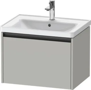 Duravit Ketho.2 Waschtischunterbau wandhängend Betongrau Matt 634x455x440 mm - K25082007070000 K25082007070000