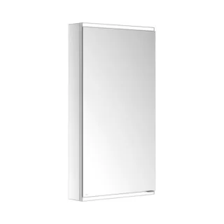 Keuco Royal Modular 2.0 Spiegelschrank 800011051000000 500 x 900 x 120 mm, ohne Steckdose, Wandvorbau, 1-türig, beleuchtet, links