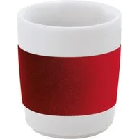 KAHLA Becher touch! henkelloser Becher mit Samt-Banderole, 1-tlg., Porzellan, Made in Germany