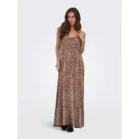 ONLY Spaghettikleid ONLMATEA LIFE STRAP LONG DRESS WVN NOOS Viskose, regular fit