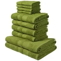 OTTO home Handtuch Set Vanessa, 10-tlg Handtuch-Set, weich, in Standard- und Premium-Qualität, Walkfrottee (Set, 10-St), 100% Baumwolle, Duschtücher, Handtücher, Gästetücher, mit Bordüre