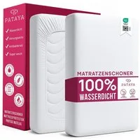 Matratzenschoner 90x200, 140x200, 160x200, 180x200 Matratzenauflage, Fitted Pataya, wasserundurchlässig, atmungsaktiv, pflegeleicht
