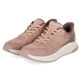 Skechers Slip-ins Sneaker BOBS SQUAD 4 STAPLE LOOK - Gr. 37 - Rosa - Textil & Synthetik