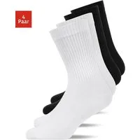 SNOCKS Tennissocken Cleane Sportsocken (4-Paar) aus Bio-Baumwolle, stylish für jedes Outfit