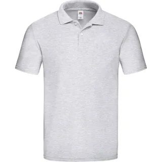 Fruit of the Loom Herren Original Pique Heather Polo Shirt (Heather Grey)