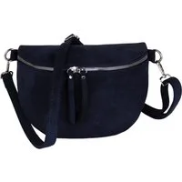 MIRROSI Bauchtasche Damen Taschen, Umhängetasche, Brusttasche, 26x18x9cm Wildleder Optik (Schultertasche für jednen Anlass), Crossbody Bag, Verstellbarer Schulterriemen für mehr Flexibilität.