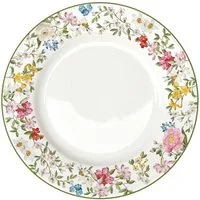 EasyLife Speiseteller Garden Dreams, Spülmaschinengeeignet, Mehrfarbig, Blumenranken, ⌀ 26.5cm, Mehrfarbig
