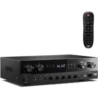 Donner Audioverstärker 2/4/6 Kanal Audio-Leistungsverstärker Stereoempfänger Verstärker (Anzahl Kanäle: 4, 440,00 W, 4 Kanäle, 2 Mikrofoneingänge, Bass, Höhen)