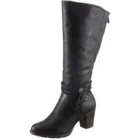 Rieker Stiefel Langschaftstiefel, mit Zierbänder, XL-Schaft