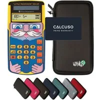 Texas Instruments Taschenrechner TI-Little Professor inkl. WYNGS Schutztasche Schwarz