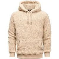 Amaci&Sons Kapuzenpullover CARNEY Kapuzenpullover Teddyfell Herren Teddy Sweatjacke Plüsch Hoodie Pullover Sweatshirt