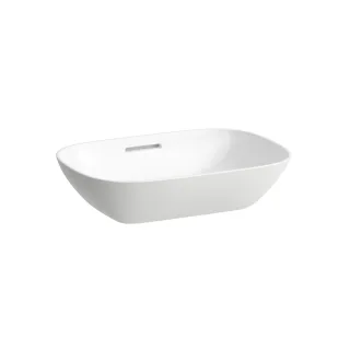 LAUFEN Waschtisch-Schale INO o.HL m.ÜL US geschliffen 500x350 weiß matt, H8123027571091 H8123027571091