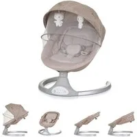 Chipolino Babywippe Babywippe Nest Musik, Fernbedienung, Kissen, Gurt, Timer, Plüschtiere