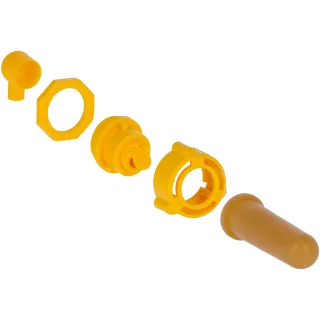 Kerbl Hygieneventil + Latex-Sauger 1454 gelb - 14278