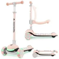 HyperMotion Dreiradscooter HyperMotion LUMI 2in1 Kinderroller mit LED-Beleuchtung, 25km/s