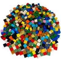 LEGO® LEGO® 2x2 Steine Hochsteine Bunt Gemischt - 3003 NEU! Menge 100x Spielbausteine, (Bausteine, 100 St., Kreativ-Set), Made in Europe