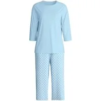 CALIDA Capri-Pyjama Lovely Nights Damen (2 tlg) weich, leicht und komfortabel