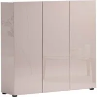 Home affaire Schuhschrank MISTER- Schuhregal, Made in Italy, 12 Fächer, 10 Einlegeböden Breite 120 cm, höhe 114 cm, komplett Hochglanz lackiert