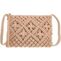 BRISE TASCHE Schultertasche Brise Umhängetasche Damen – Geflochtene Textil Schultertasche, Boho-Stil leicht sommerlich