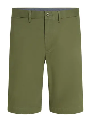 Tommy Hilfiger - Bio-Baumwoll-Shorts grün - Gr. - 31/NI