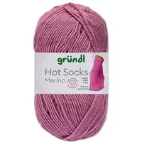 Gründl 50 Gramm Gründl Hot Socks Merino Superwash 4-fach Häkelwolle