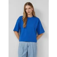 s.Oliver Kurzarmshirt T-Shirt Oversized T-Shirt aus Baumwoll-Interlockjersey