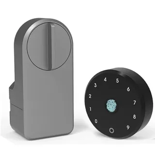 RAYKUBE A1 Ultra Tuya BLE Intelligent Electronic Door Lock with Wireless Fingerprint Keypad Lock FPT1 Punch-free install